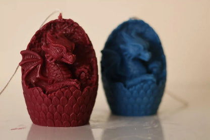 Mystical Dragon's Egg Candle 4x3 inches