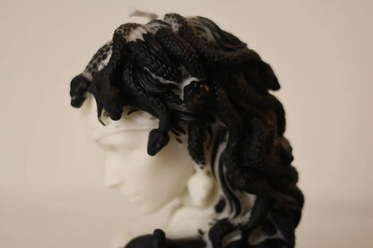 Marble Medusa Candle 6x6 inches