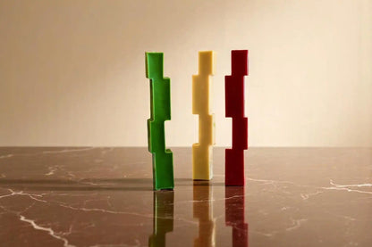 Unique Design Pillar Candle 9x1.25 inches