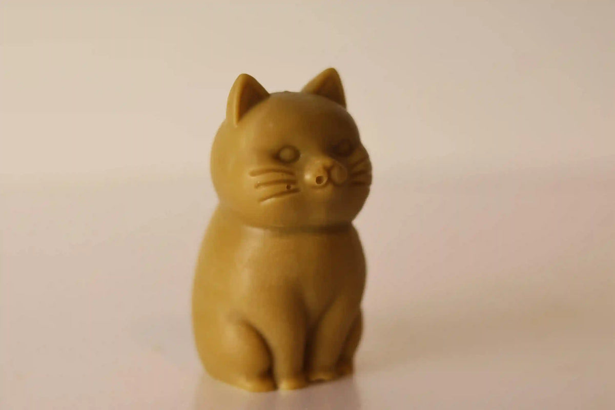 Small Cat Candle 3.25x1.75 inches
