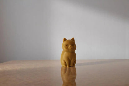Small Cat Candle 3.25x1.75 inches