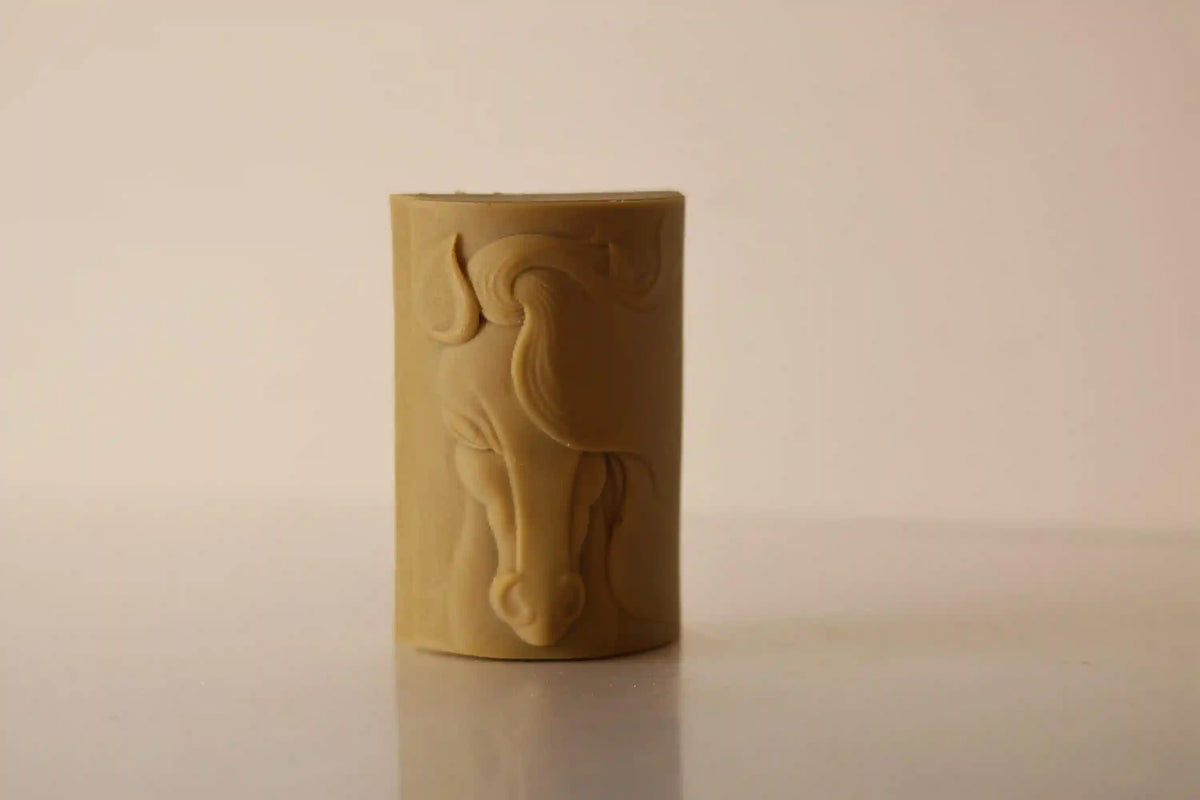 Half Horse Candle 4.5x3 inches
