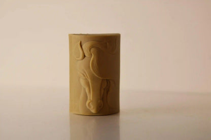 Half Horse Candle 4.5x3 inches