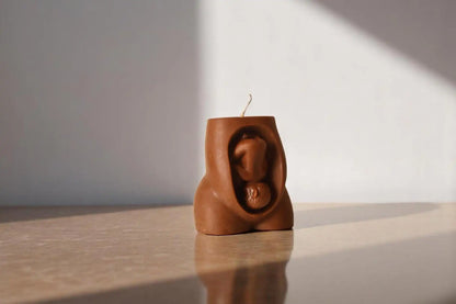Maternity Belly Candle 4x3.5 inches