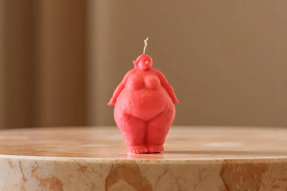 Sensual Woman Candle 4x2.5 inches