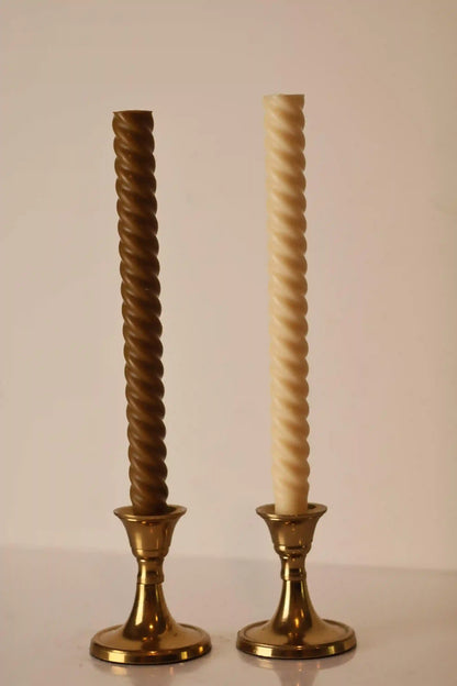 Swirl Taper Candle 10x3/4 inches