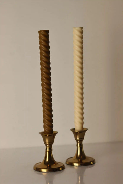Swirl Taper Candle 10x3/4 inches