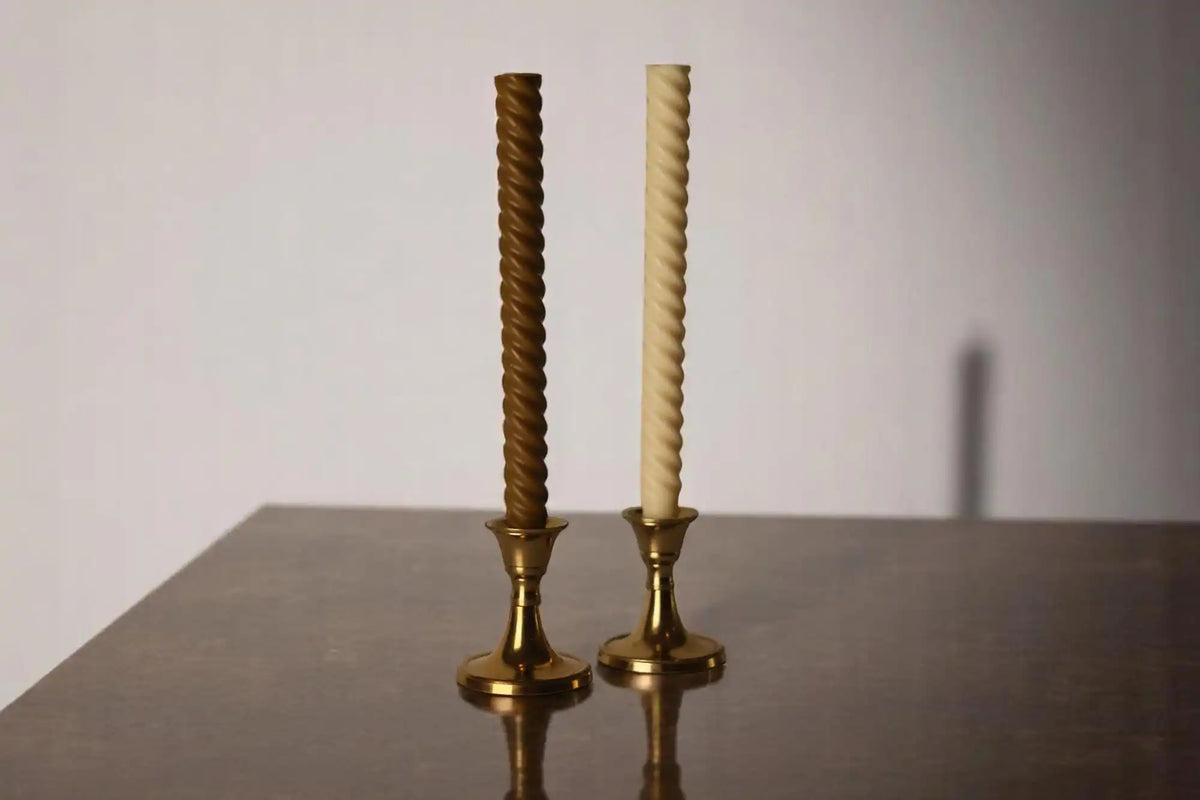 Swirl Taper Candle 10x3/4 inches