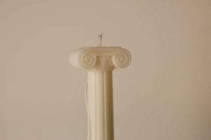 Greek Column Pillar Candle 8.5x2.5 inches
