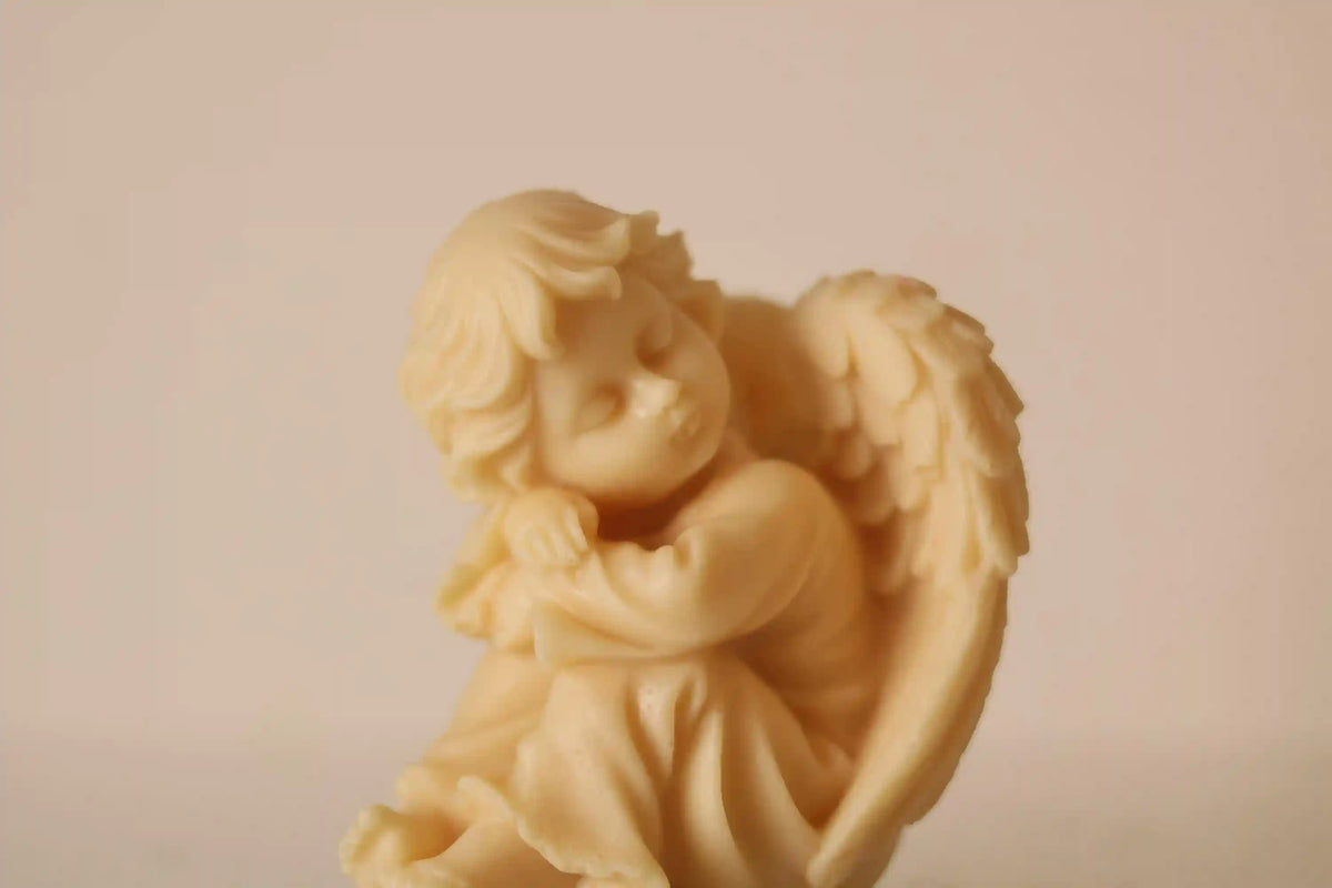Cherub Baby Candle 4x4 inches