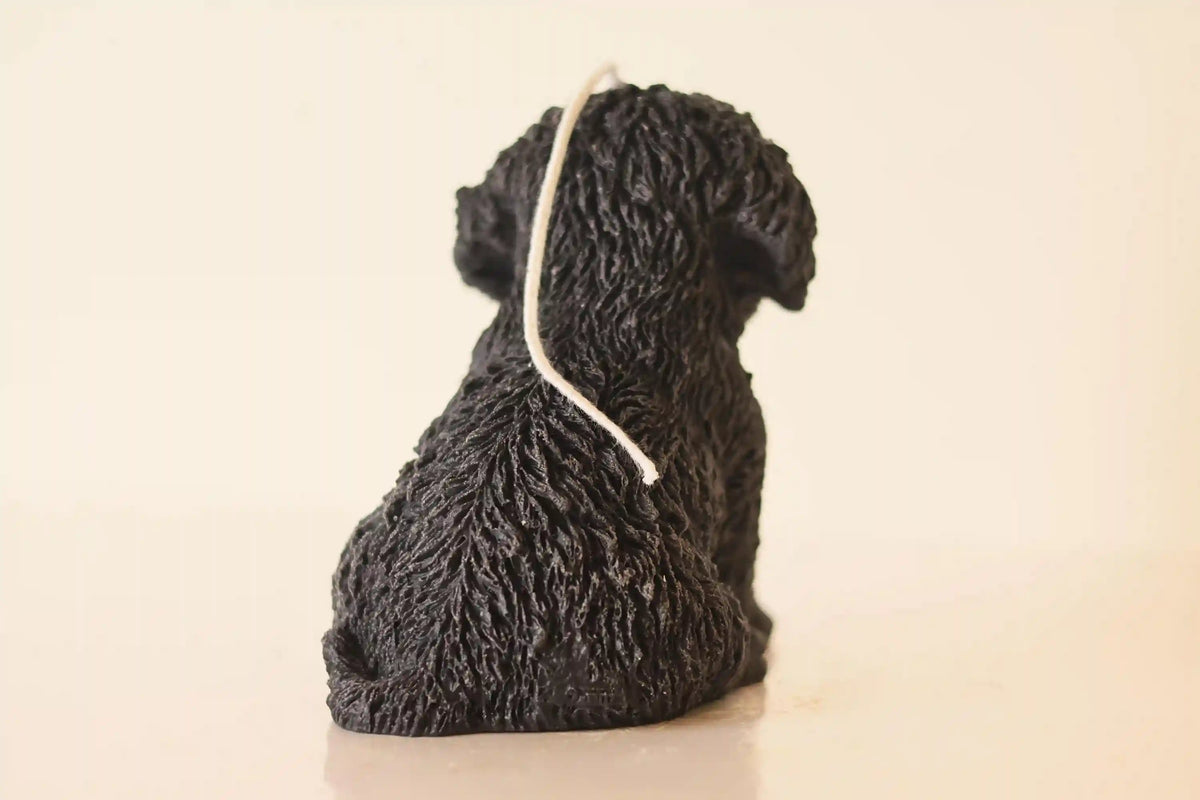 Dog Candle 5.5x6 inches