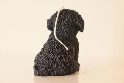 Dog Candle 5.5x6 inches