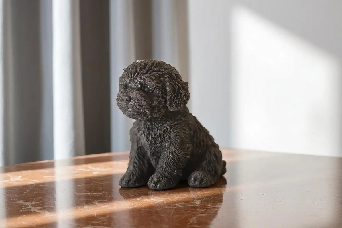 Dog Candle 5.5x6 inches