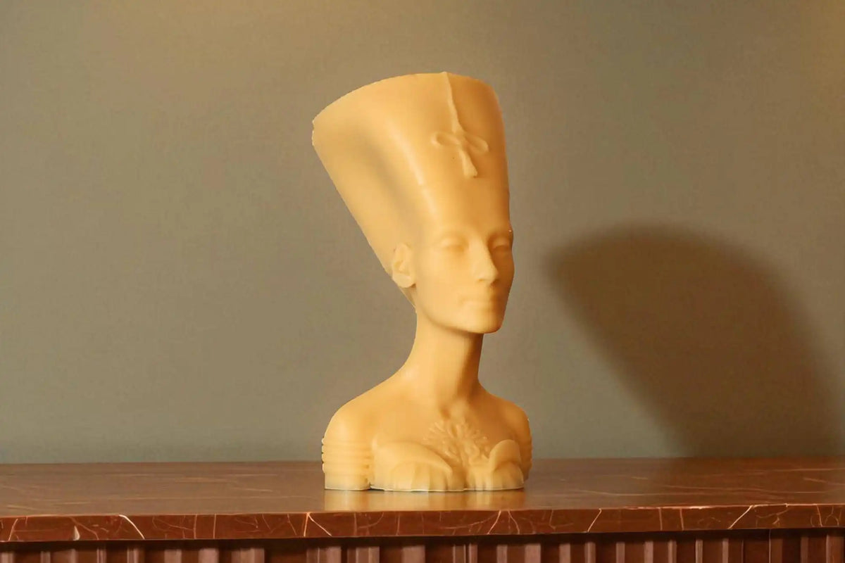 Nefertiti Candle 6.5x4 inches