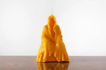 Faceless Death Candle 4.5x2.5 inches