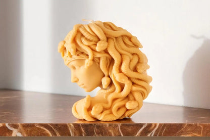 Medusa Candle 6x6 inches