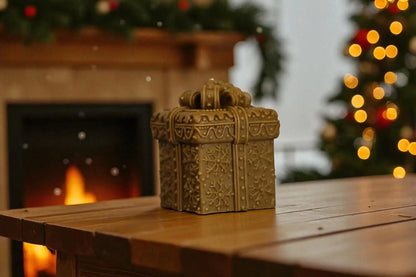Christmas Gift Candle 4x2.75 inches