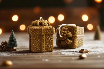 Christmas Gift Candle 4x2.75 inches