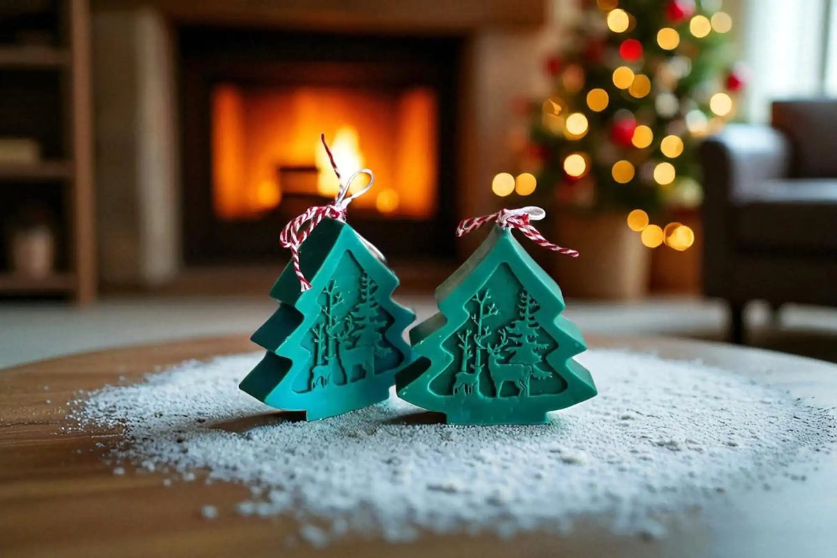 Festive Christmas Tree 4x4 inches