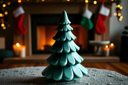 Huge Christmas Tree Candle 9.5x5 inches