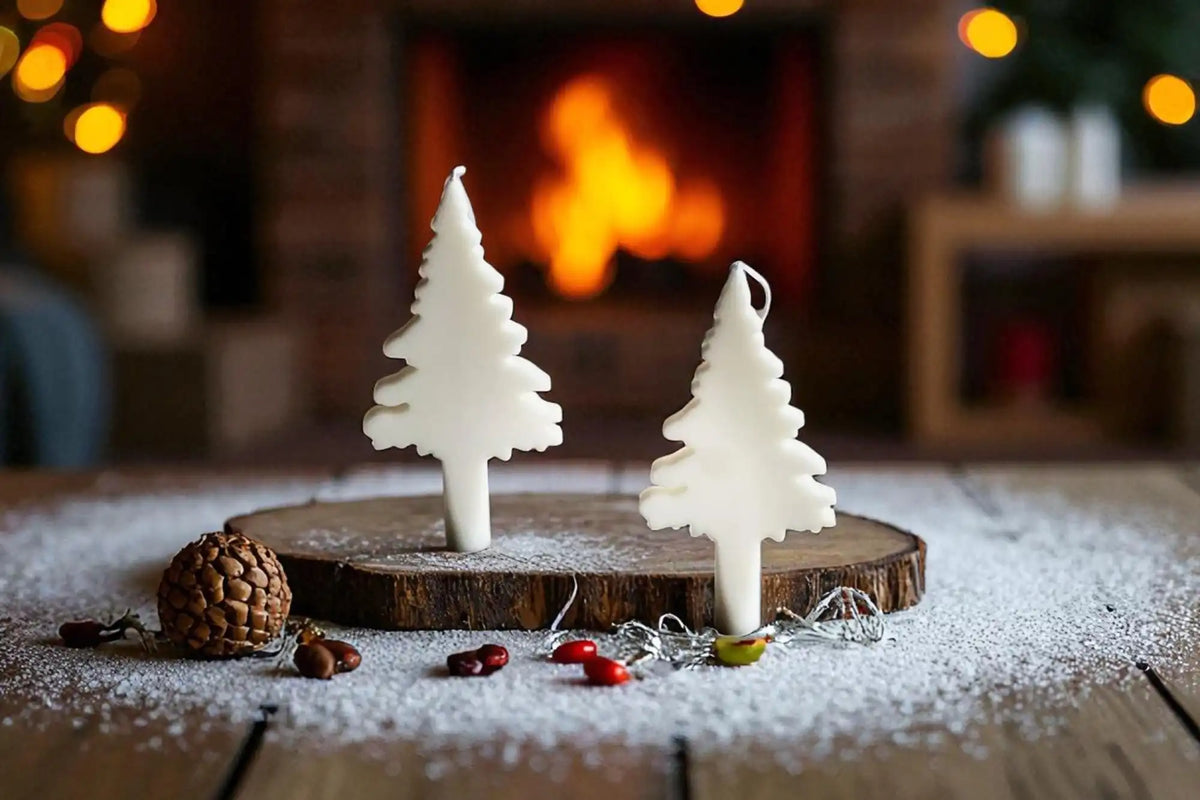 Taper Christmas Tree Candle 7.9x4.2 inches