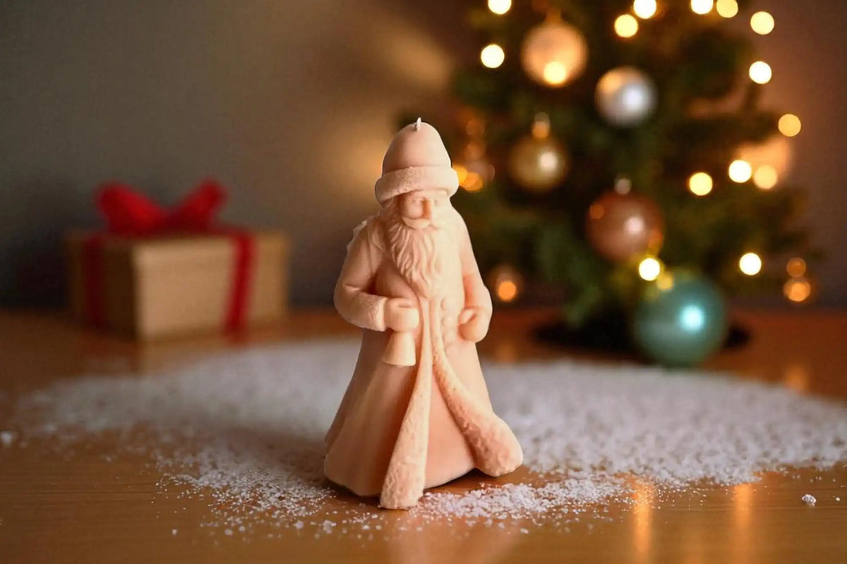 Santa Claus Candle 6.5x3.5 inches