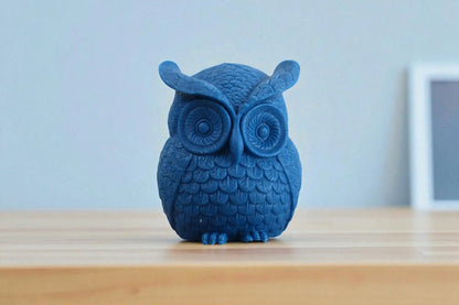 Large Owl Candle 4.5x4 inches