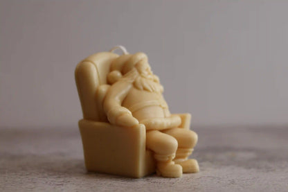 Sitting Santa Candle 4x2.5 inches