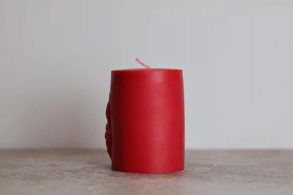 Pillar Santa Candle 4.5x3 inches