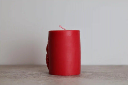 Pillar Santa Candle 4.5x3 inches