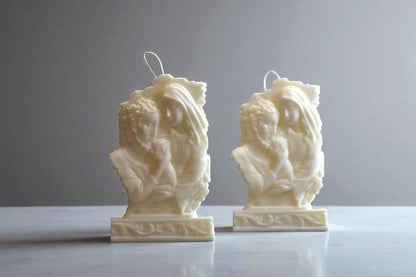 Holy Family Candle 8x5 inches