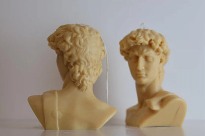 David Head Candle 5.5x5 inches