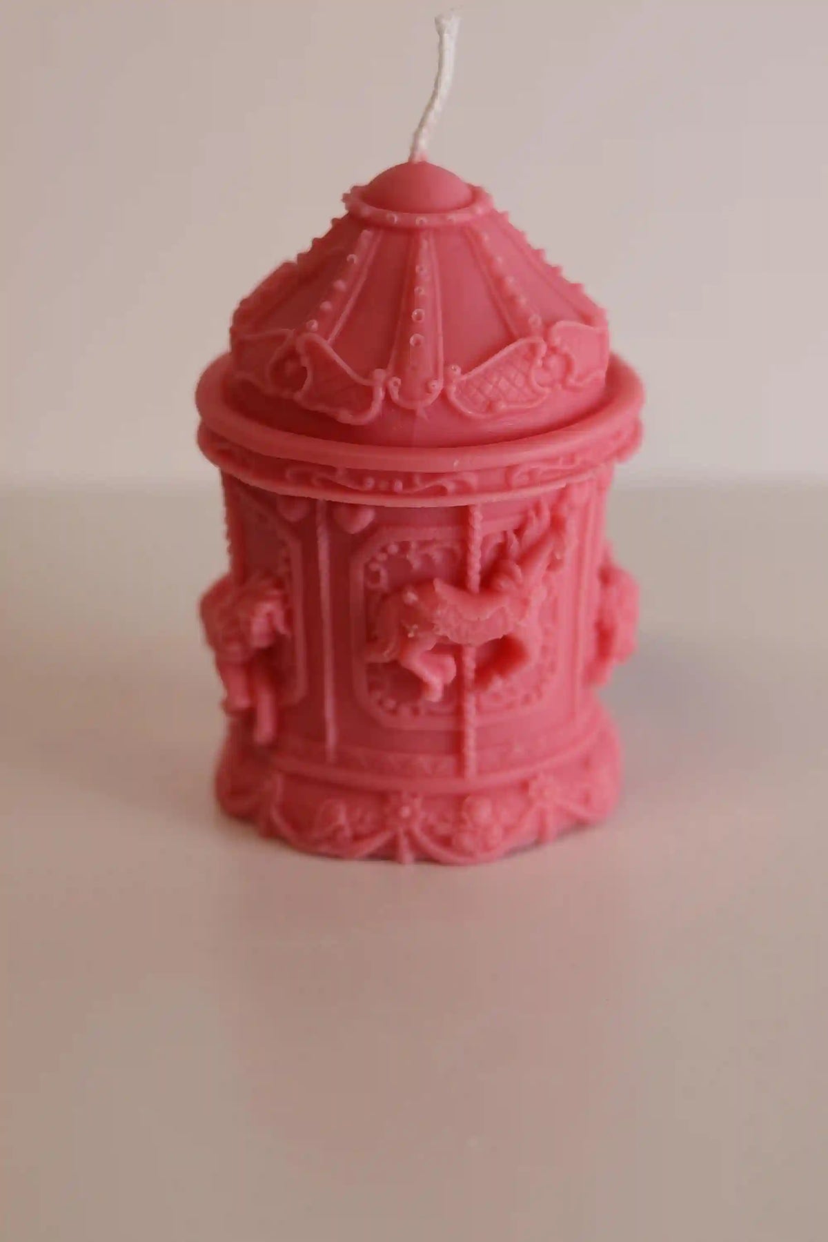 Carousel Candle 4.5x2.5 inches