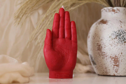 Palmistry Hand Candle 6x2 inches
