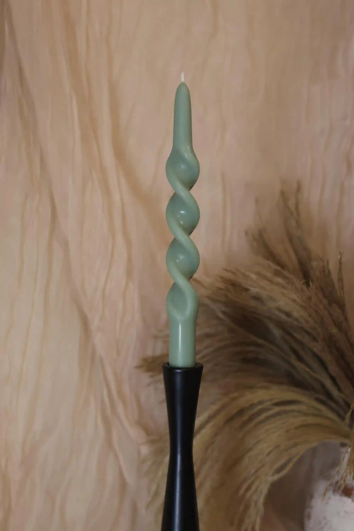 Twisted Spiral Candle 9.75x7/8 inches