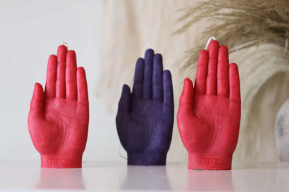 Palmistry Hand Candle 6x2 inches