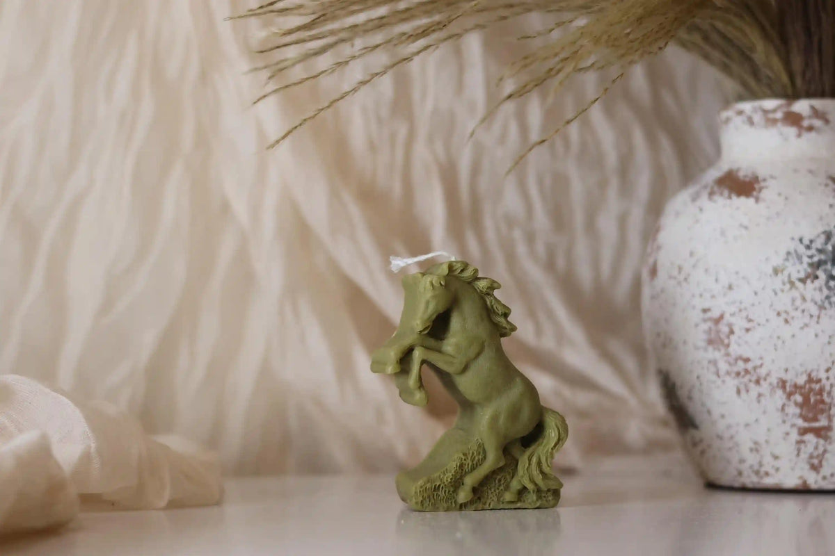 Small Horse Candle 3.5x2.25 inches