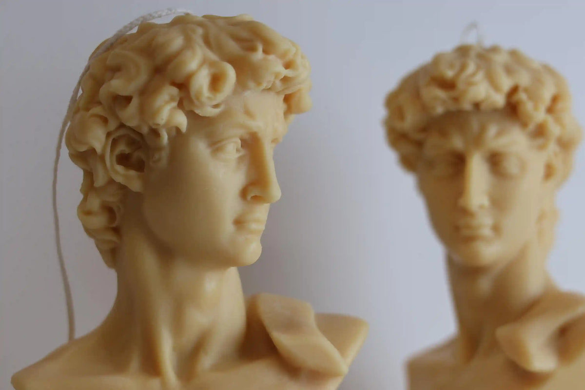 David Head Candle 5.5x5 inches