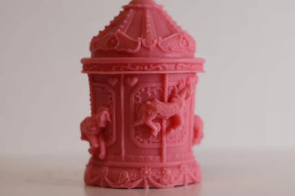 Carousel Candle 4.5x2.5 inches