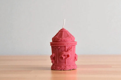 Carousel Candle 4.5x2.5 inches