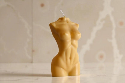 Large Woman's Figure Candle 8x4.5 inches