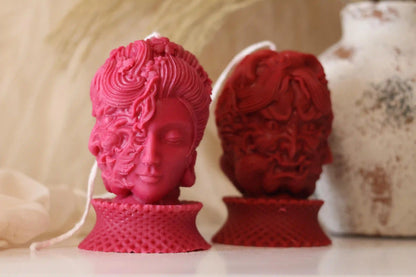 Gothic Lady Demon Candle 4.5x2.5 inches