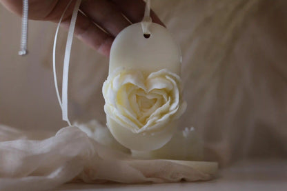 Wax Sachet with Floral Heart