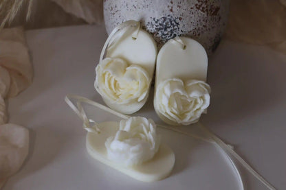 Wax Sachet with Floral Heart