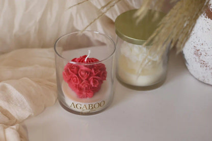 Bouquet Candle in Glass Jar 3.5x3.25 inches