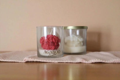 Bouquet Candle in Glass Jar 3.5x3.25 inches