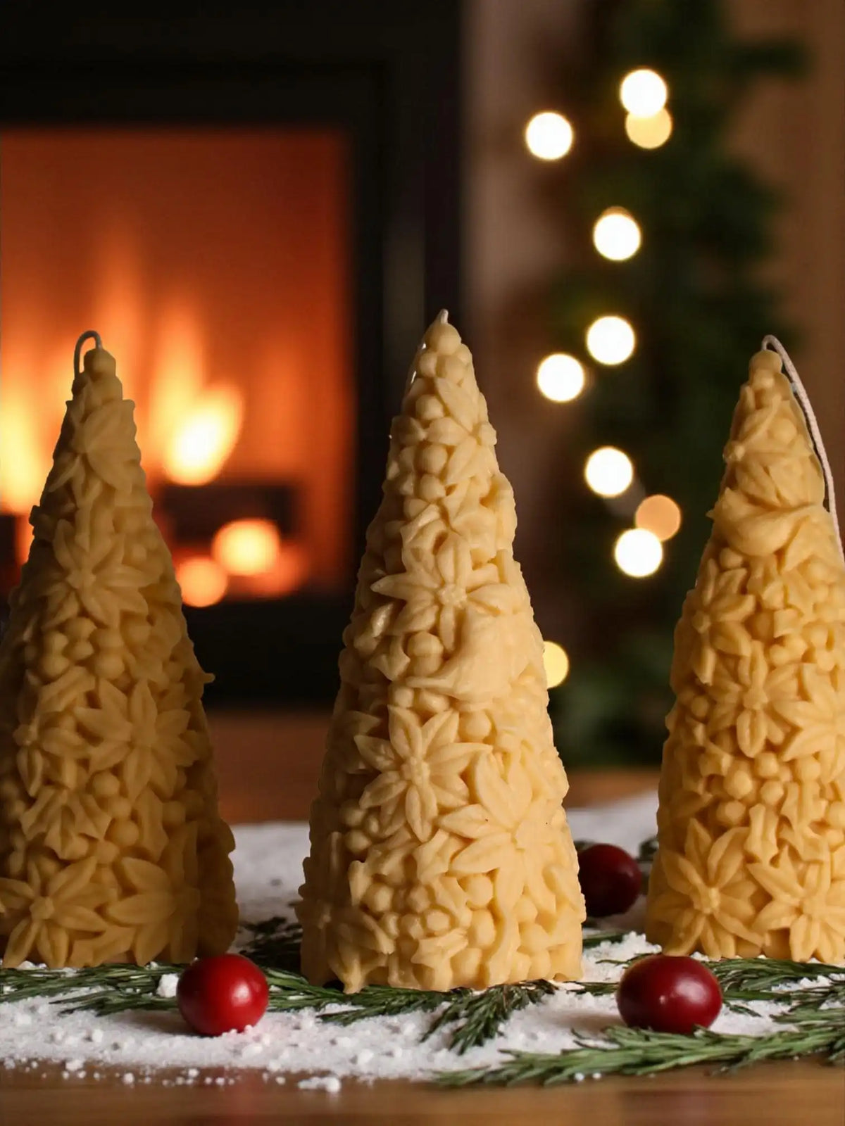 Huge Christmas Tree Candle 9x3.5 inches