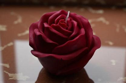 Huge Rose Candle 5.5x6 inches