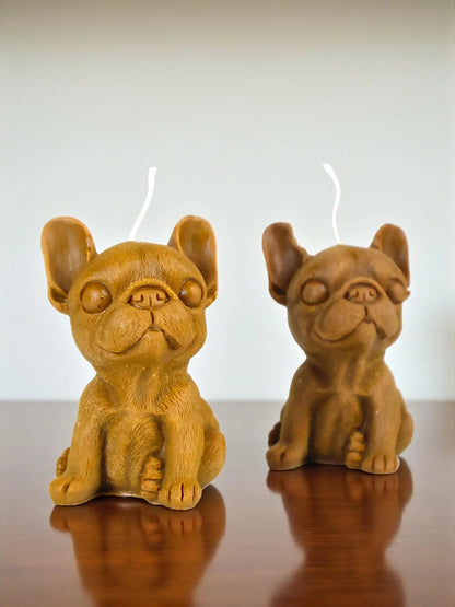 Puppy Candle 4x2.5 inches
