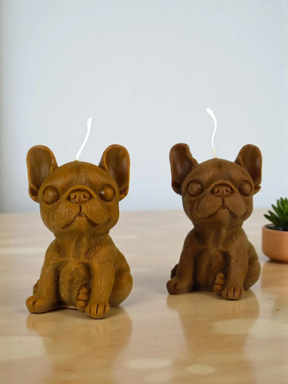 Puppy Candle 4x2.5 inches